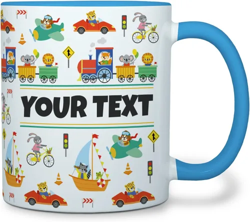 Miniatura 22 de Taza personalizada para niños – Mariposas – Nombre/texto personalizado, chocolate caliente de cerámica, cacao/taza de café para niñas, regalo