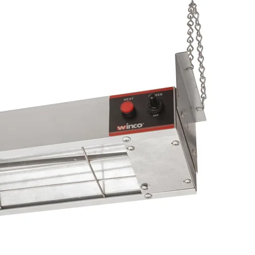 Miniatura 5 de Winco ESH-24, Calentador de tira eléctrico de 24 ″, 500W, 4.2A, Calentador infrarrojo de alimentos de grado comercial, Estaciones de paso