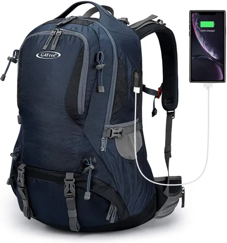 Miniatura 9 de Mochila G4Free de 11 gal para uso en exteriores, campamento, alpinismo, senderismo con funda para lluvia. Verde oscuro01