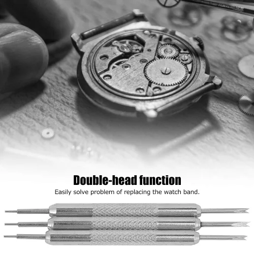 Miniatura 3 de Juego de 20 herramientas de barra de resorte, herramienta de extracción de correa de reloj de 3 pulgadas de doble cabeza, ajustador de correa