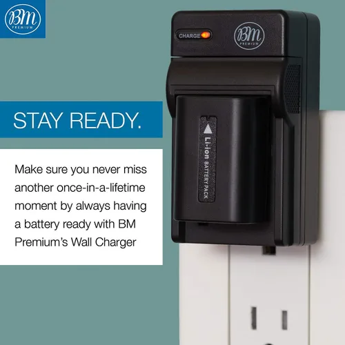 Miniatura 5 de BM Premium NP-FV50A Batería y cargador de alta capacidad para Sony FDR-AX30 FDR-AX33 FDR-AX53 FDR-AX700 FDR-AX100 FDR-AX35 HXR-MC50 HXR-MC88