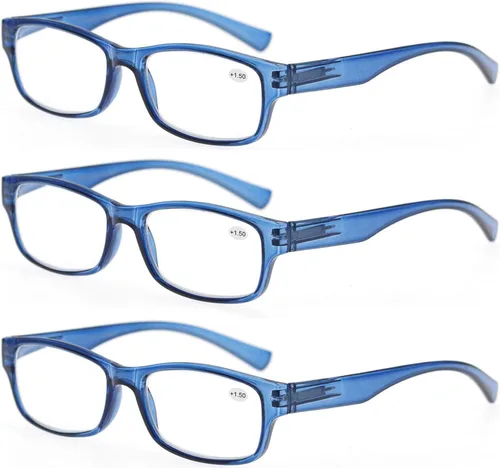 Miniatura 10 de MODFANS Gafas de lectura de gran valor 3 pares de elegantes gafas de sol Comfort Spring Bisagra unisex para lectores de hombres y mujeres +1,0