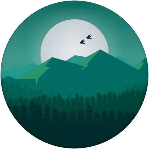 Miniatura 3 de Teal Mountain Pop Mount Socket Sun Art - Soporte para teléfonos y tabletas, Negro