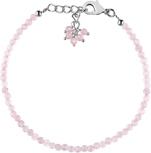 Miniatura 36 de Natural Gemstone Micro Round Beads Dainty Choker Bangle Bracelet, Handmade Jewelry for Women, Healing Chakra Crystals Silver Plated Chain 8 inch