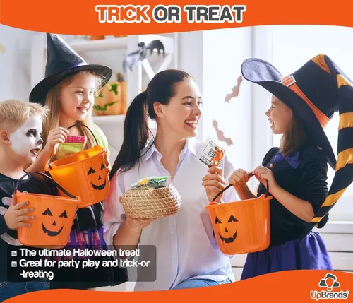 Miniatura 5 de UpBrands 36 juguetes de esqueleto para niños: recuerdos elásticos de fiesta de Halloween, rellenos sensoriales de truco o trato, juguetes de bolsa