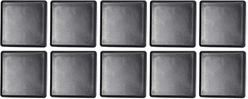 Miniatura 14 de Tapa cuadrada negra de plástico de 4 x 4 pulgadas, tapón de acabado, tapa de extremo de tubo de tubo, universal para silla duradera (20)
