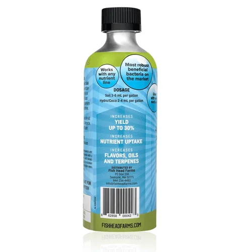 Miniatura 3 de Fish Head Farms - Acondicionador orgánico de suelo para mejorar el rendimiento y el sabor. Mejora la eficiencia de los fertilizantes. Útil tanto