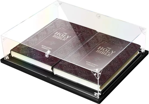 Miniatura 20 de Vitrina de acrílico transparente, vitrina autoensamblable para coleccionables, figuras de acción, muñecas, caja de vidrio alternativa para regalos