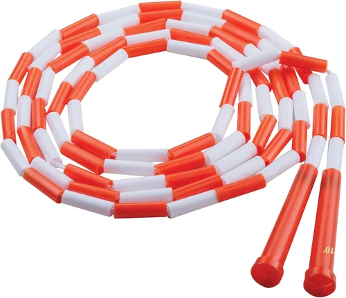 Champion Sports Plastic Segmented Jump Rope Naranja (10 pies)