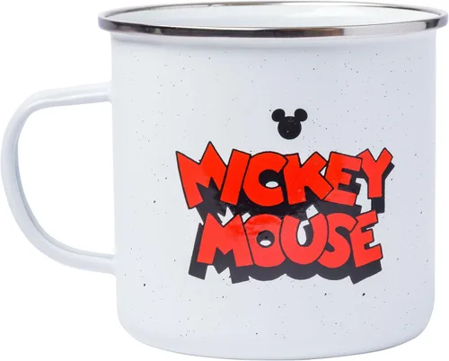 Miniatura 2 de Silver Buffalo Disney Mickey Mouse Aw Shucks Whoopee - Taza esmaltada, 21 onzas