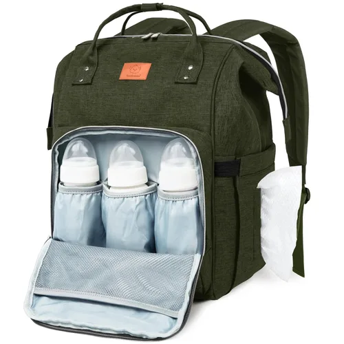 Miniatura 10 de Mochila para Pañales de KeaBabies - Gran Mochila para Bebés, para Niños y Niñas, Mochila de Pañales Impermeable de Gran Capacidad con Funciones Azul
