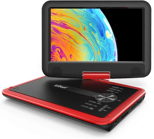 Miniatura 10 de ieGeek Reproductor de DVD portátil de 11.5 pulgadas para niños y automóvil, pantalla de protección ocular de 9.5 pulgadas con batería recargable