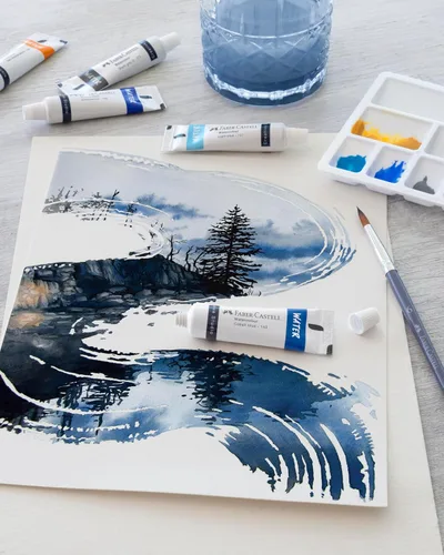 Miniatura 4 de Faber-Castell Pinturas de acuarela, multicolor, tubo de pintura, agua de color para artista de acuarela