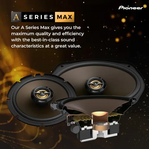 Miniatura 2 de PIONEER A-Series MAX TS-A693CH - Altavoces de 2 vías de 6 x 9 pulgadas (par) - 460 W máximo, sonido equilibrado + agudos suaves, graves mejorados