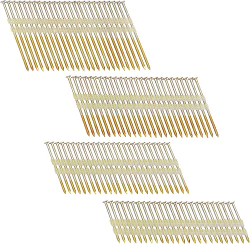 HW HAMWOO Clavos para enmarcar, paquete de uñas de cabeza redonda de 21°, paquete de 1000 (2 a 250 unidades, 2-1/2 pulgadas, 250 piezas, 3 a 250