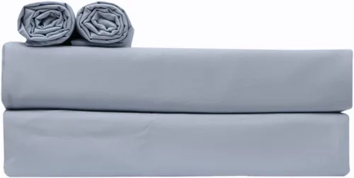 Sábanas de tamaño King con parte superior flexible de cabeza dividida para cama ajustable, 800 TC-100% algodón, 4 piezas, sábanas divididas en la