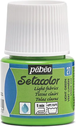 Miniatura 22 de Pebeo Setacolor - Pintura para tela (opaca, 45 ml), color dorado perla
