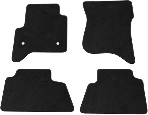 Miniatura 8 de IKON MOTORSPORTS, Alfombrillas de suelo compatibles con GMC Sierra Chevrolet Silverado 1500 2500 3500 Tahoe Yukon 2014-2018, goma de látex
