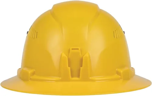 Miniatura 8 de Klein Tools 60347 - Casco con borde completo ventilado, clase C, patrón KARBN premium, linterna recargable, banda acolchada que absorbe el sudor