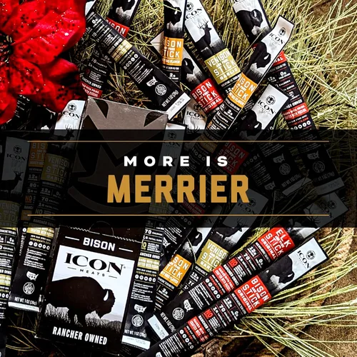 Miniatura 9 de ICON Meats Palitos de carne de bisonte y cerdo, barbacoa con miel, paquete de 24 bocadillos ricos en proteínas, bajo en azúcar, palitos de carne