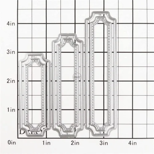 Miniatura 2 de DzIxY Troqueles de corte de metal con etiqueta de encaje de sombra para kit de fabricación de tarjetas, troqueles de papel de relieve, plantillas