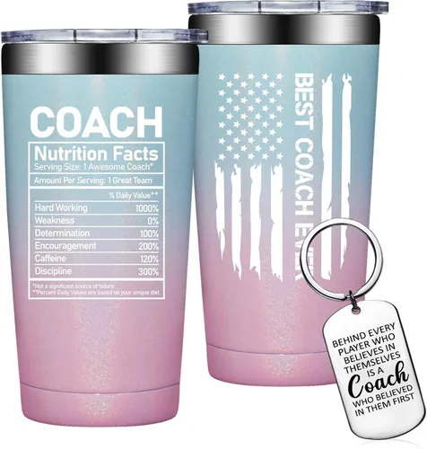 Miniatura 10 de Grifarny Regalos de Entrenador para Hombres, Mujeres - Vaso Tumbler del Mejor Entrenador de Todos los Tiempos 20 oz - Regalos de Apreciación