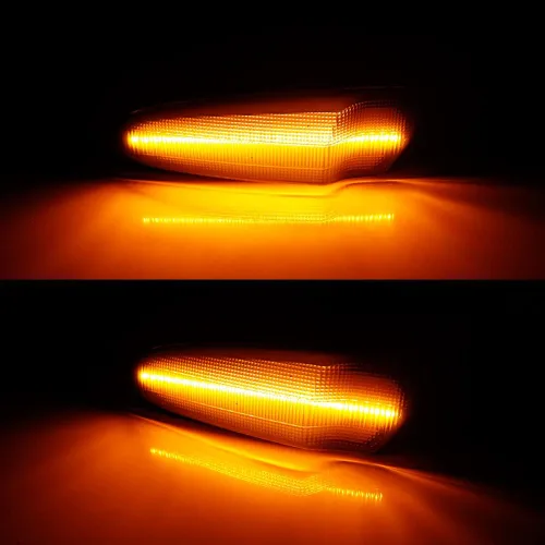 Miniatura 4 de Lámpara LED ámbar de lente ahumada compatible con Toyota SUPRA MK.4 1997 1998 y Toyota Celica 2000-2005 Luz de marcador lateral de guardabarros