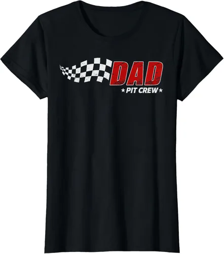 Miniatura 48 de Dad Pit Crew Race Car Birthday Family Matching Pit Crew Camiseta Pit Crew