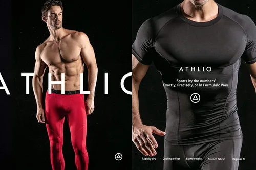 Miniatura 7 de ATHLIO Paquete de 1 o 3 camisas de compresión de manga corta para hombre camisetas de capa base deportiva camiseta de entrenamiento atlético