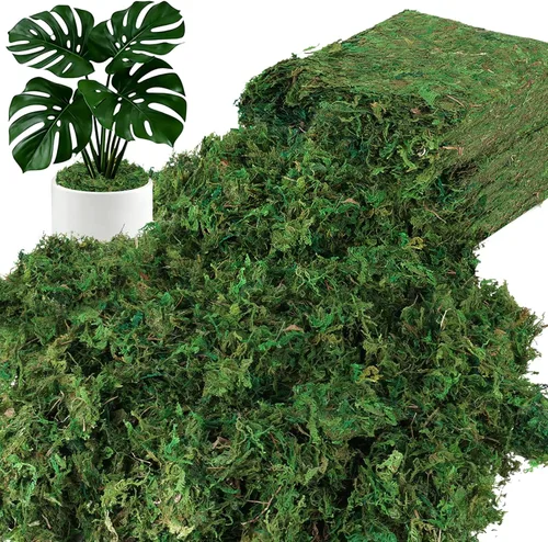 Miniatura 8 de MAPVOLUT Musgo artificial – 45.86 onzas (2.89 libras) – Musgo falso de alta calidad versátil para manualidades y decoración – Aspecto natural, bajo