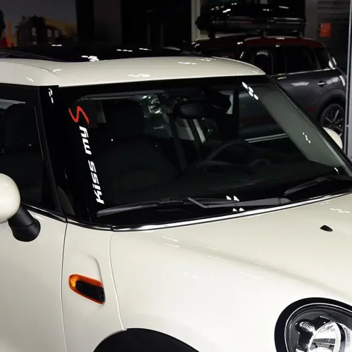 Miniatura 3 de 60CM/23.6" Kiss My S - Adhesivo de vinilo reflectante para ventana Mini Cooper R56 R57 R50 R52 F55 F56 F60 F54 F57 R60 R61 Accesorios