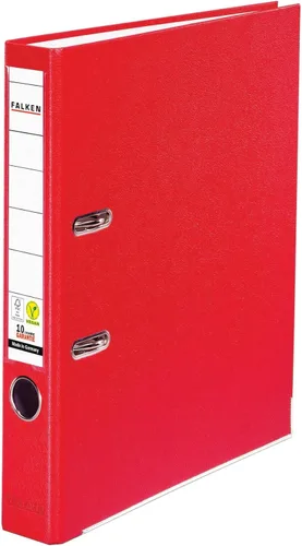 Miniatura 10 de Archivos de plástico originales Falken PP-Color. Fabricado en Alemania. Carpeta de anillos DIN A4 de 2.0 in de color pastel Aqua Carpeta de archivos
