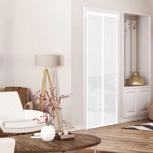 Miniatura 6 de Cortina aislada, pantalla térmica magnética autosellante de EVA que mantiene el frío fuera, cierre automático para cocina, patio, habitación de aire