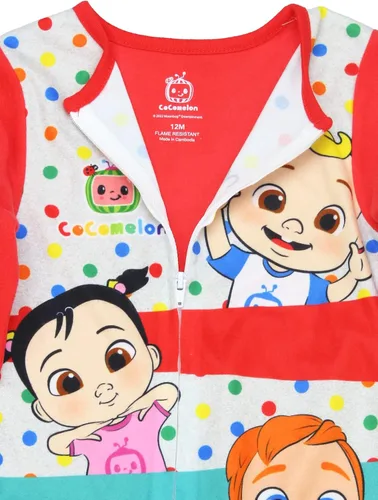 Miniatura 5 de CoComelon Pijama de manta con pies para niños pequeños