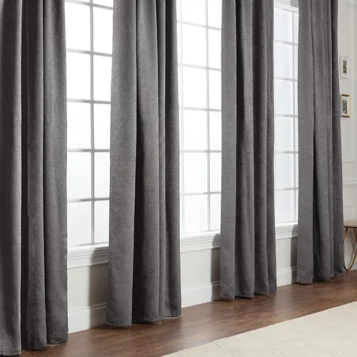 Miniatura 9 de Chanasya - Paneles de cortina con textura en relieve para sala de estar, dormitorio, ventana, patio, oficina, sala de estar. Cortinas para oscurecer
