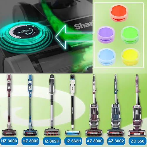 Miniatura 3 de Cartuchos de repuesto neutralizadores de olores compatibles con Shark ZU102 LA702 AZ3002 AZ4002 AZ3000 HZ3000 HZ3002 IZ862H IZ562H ZD550 Stratos
