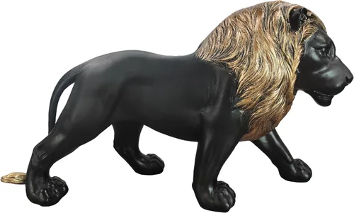 Miniatura 10 de Estatua coleccionable de rey león de 12 pulgadas, decoración de escritorio, decoración de habitación, decoración del hogar, escultura de arte