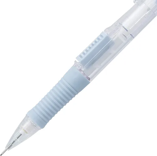Miniatura 5 de Pentel Lápiz Mecánico Quick Click, (0.5mm), Fino, Barril Gris, Caja de 12 Lápices (PD215N)