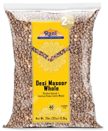 Miniatura 12 de Rani Masoor Dal (lentejas rojas indias) Gramo partido, 32 onzas (2 libras) 32.03 oz ~ Todo natural Apto para gluten Sin OMG Kosher Vegano