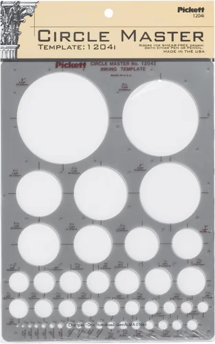 Miniatura 4 de Pickett plantilla 10 para tuercas y cabezas hexagonales isométricas.