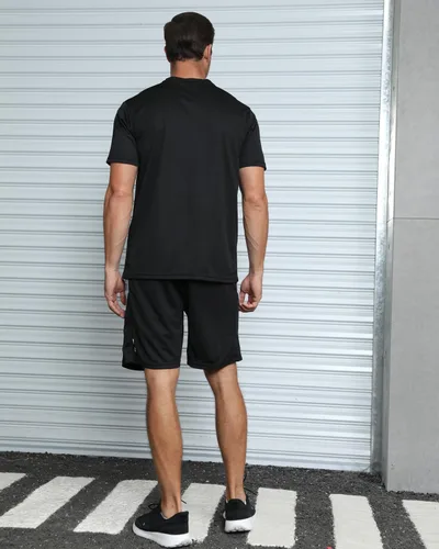 Miniatura 5 de Conjuntos de entrenamiento para hombre, ropa atlética, camisetas de fútbol, pantalones cortos, paquete de 3 unidades, baloncesto, correr, gimnasio