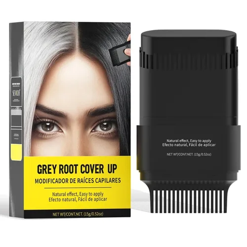 Miniatura 28 de Polvo para Teñir Raíces de Cabello Marrón - Cubre Instantáneamente el Cabello Gris con Sutil Sombra de Color para Cabello Fino 4g