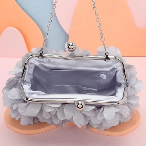 Miniatura 6 de Fawziya Carteras con corte floral para mujer, bolsos y embragues de noche
