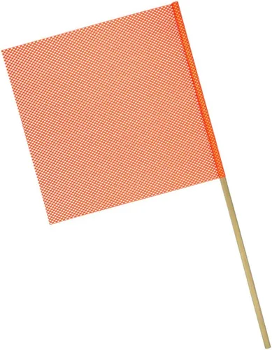 Miniatura 4 de Productos de advertencia de gran tamaño, bandera de advertencia de clavija, paquete de 12