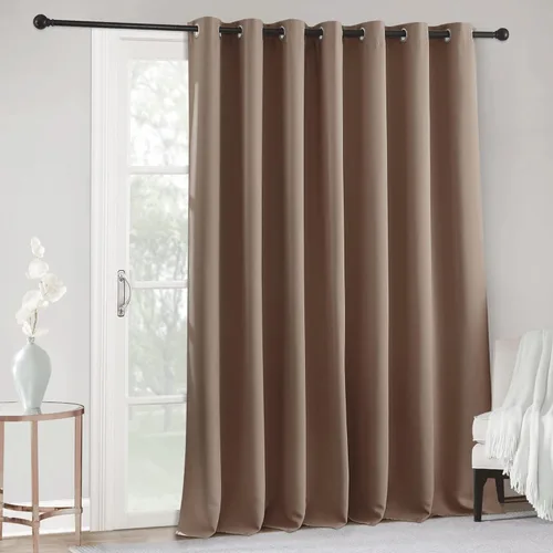 Miniatura 51 de RYB HOME - Cortinas opacas para patio - Cortinas con ojales sólidos, paneles de ventana grandes, eficiencia energética, cortinas de privacidad