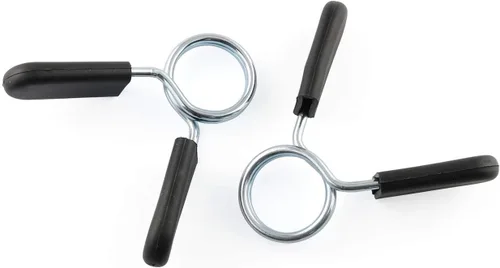 Miniatura 2 de E-outstanding Clip de collar de resorte, 2 unidades, estándar de 1 pulgada/0.984 in, abrazaderas de bloqueo de campana para mancuernas