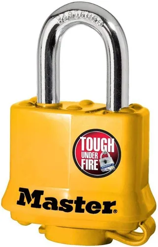 Miniatura 2 de Master Lock 312DLH Candado de Acero Laminado con Mecanismo de Cilindro de Pines, Azul Azul marino