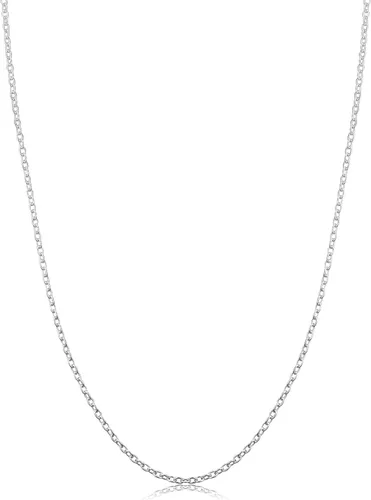 Miniatura 7 de Kooljewelry Collar de plata de ley u oro amarillo sobre plata de ley para mujer (0.047 in, 0.063 in o 0.083 in)