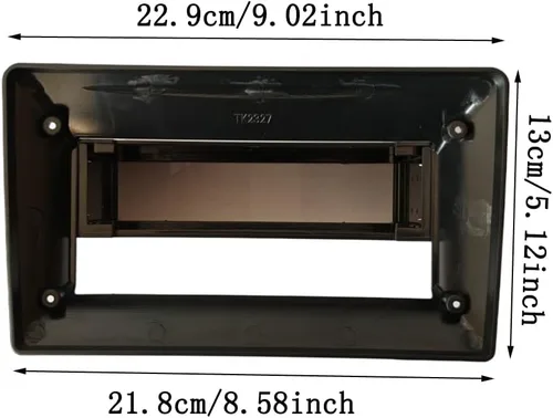 Miniatura 2 de 9 pulgadas universal 1 Din coche estéreo Radio Fascia pantalla táctil Autoradio coche MP5 reproductor adaptador de placa de marco 1din reemplazo