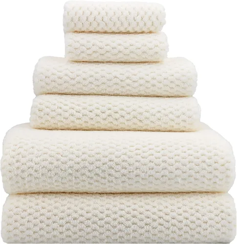 Miniatura 13 de YTYC Toallas, toallas de baño extra grandes de 29 x 59 pulgadas para baño, toallas de ducha súper suaves de secado rápido, peso ligero, microfibra